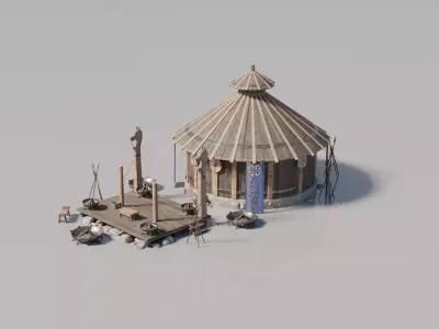 Nordic House 1 3D model