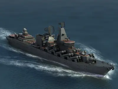  Slava Class Cruiser 