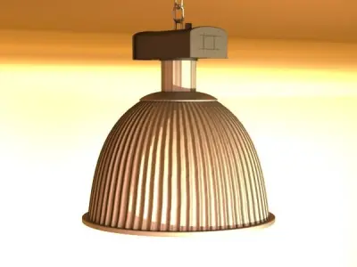Industrial Light Fixture 3D model