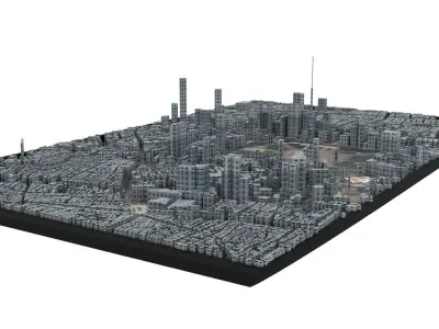City of Cakarta 3D model