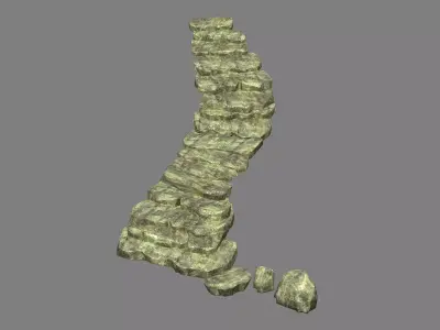 Qu You Path - Stairway 04 3D model