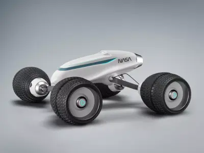 Lunar Sci-fi 3D model