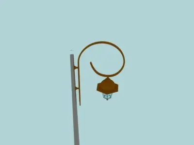 LightPole street lamp 3D model