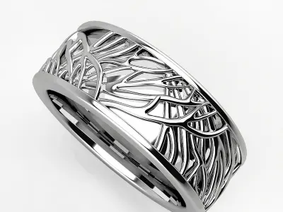 Tree of life wedding dome and comfort fit band  3D print model