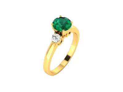 Women Ring  Render 3dm STL OBJ FBX Details 3D print model 168