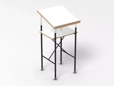Eiermann Lectern 3D model