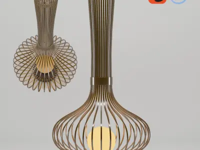 pot lights 3D model