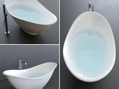Galassia Meg11 Bathtub art 5418 3D model