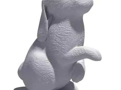 Rabbit Sculpture 3D model
