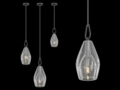 RH Botanist Flute Pendant 3D model