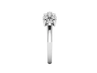 Women Ring Render 3dm STL MTL SLC JCD OBJ FBX Details 3D print model 75