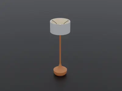 Low Poly Floor Lamps Pack Low-poly 3D model