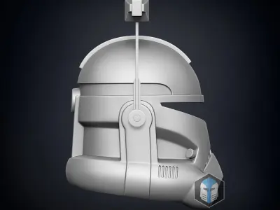 Animated Captain Rex Helmet 3D print model