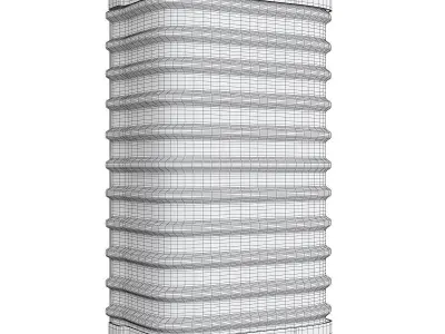 Otis streamline wall sconce Low-poly 3D model