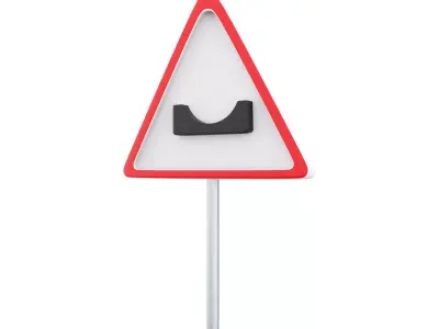 3d Pothole on the road 3D model