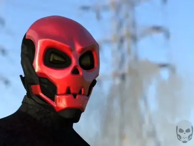 NEO SKULL - cosplay mask - digital STL file for 3D-Pprinting 3D print model