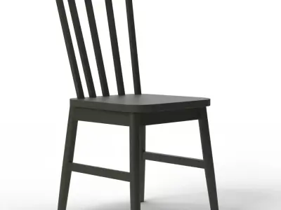 Shore Olive Kids Play Chair Low-poly 3D model