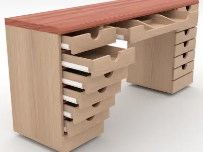 Office Table 3D model