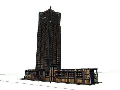 vacation spot-Resort-Fashion Leisure Hotel-0254 3D model