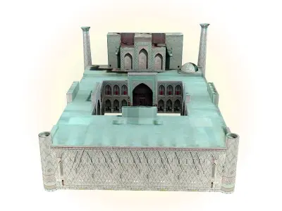 Ulugh Beg Madrasa 3D model