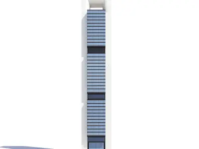 Skyscraper 3D Model tall building 3D model