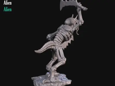 Alien 3D print model buy
