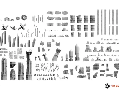 Universal Guard - Basing Bits 3D print model