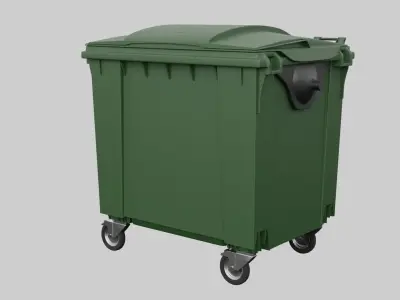 Dumpster trash bin 3D model