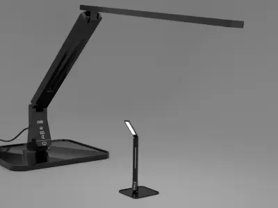 LED lamp 3D model