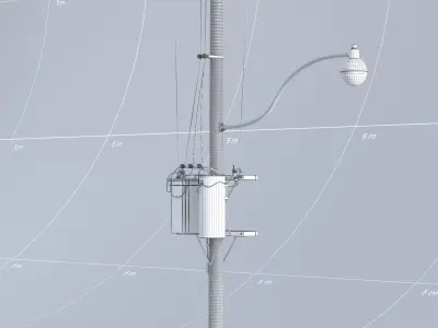 Toronto Power Lines 01 3D model