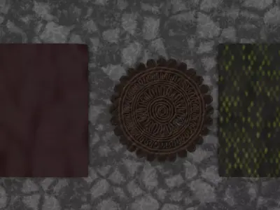 Carpets oreo cookie 3D model