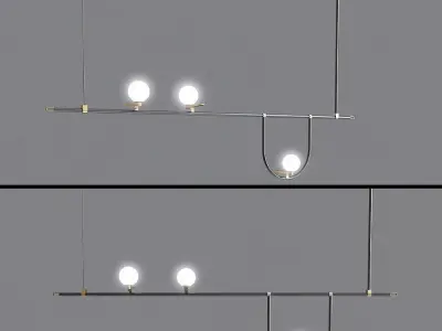 Yanzi Pendant Light 3D model