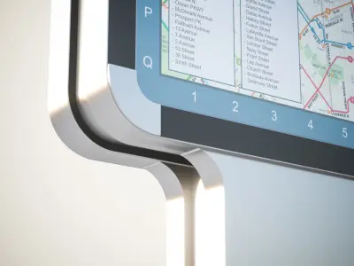 Information board 3D model