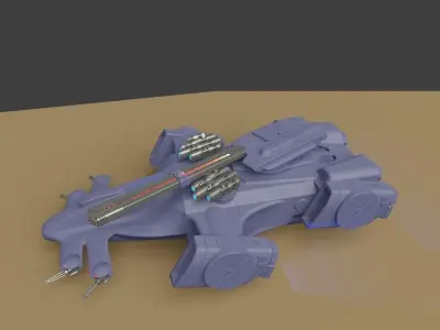 TX-9 WHALESHARK DESTROYER - GREATER GOOD SUPERHEAVY TANK 3D print model