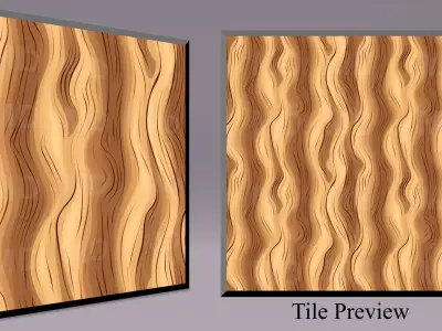 Cartoon Wood Textures Pack 16 - 10x PNG  Texture