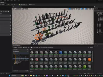 Sci-Fi Antenna Mega Collection Pack Low-poly 3D model