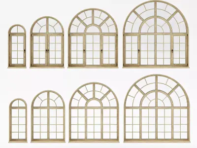Modern Window Collection for 3ds Max 3D model