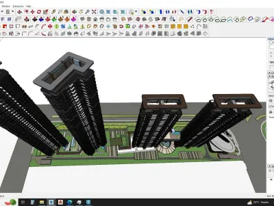 Exhibition Display Apartments 3D Model 3D model