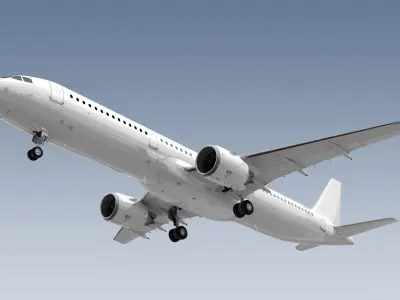  A321neo Generic White 