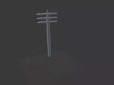 Lite tower Free low-poly 3D model