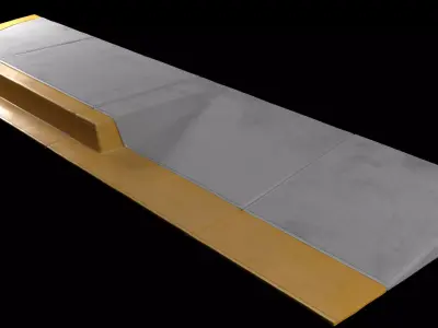 Side walk set PBR 3D model