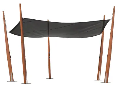 Exteta 10th canopy Butterfly A 3D model