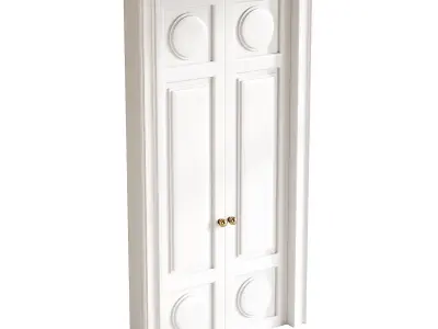 Modern entrance door 22 3D model