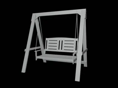 Porch Swing 3D model