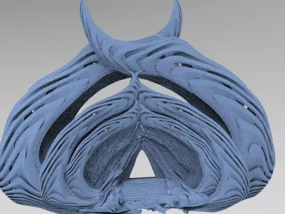 Dantes pyramid steps 3 3D model