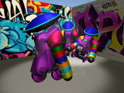 ROBOT ASSETS BY ASENA GAMES STUDIO Low-poly 3D model