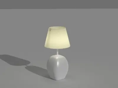 Table-top Lamp Free low-poly 3D model