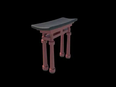 Torii Gate 3D model