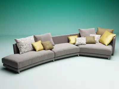Onda Modular Sofa 3D model