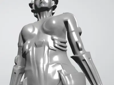 Metropolis Maria Fan Art 3D model